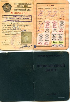 Профбилет Юдина А.Л.