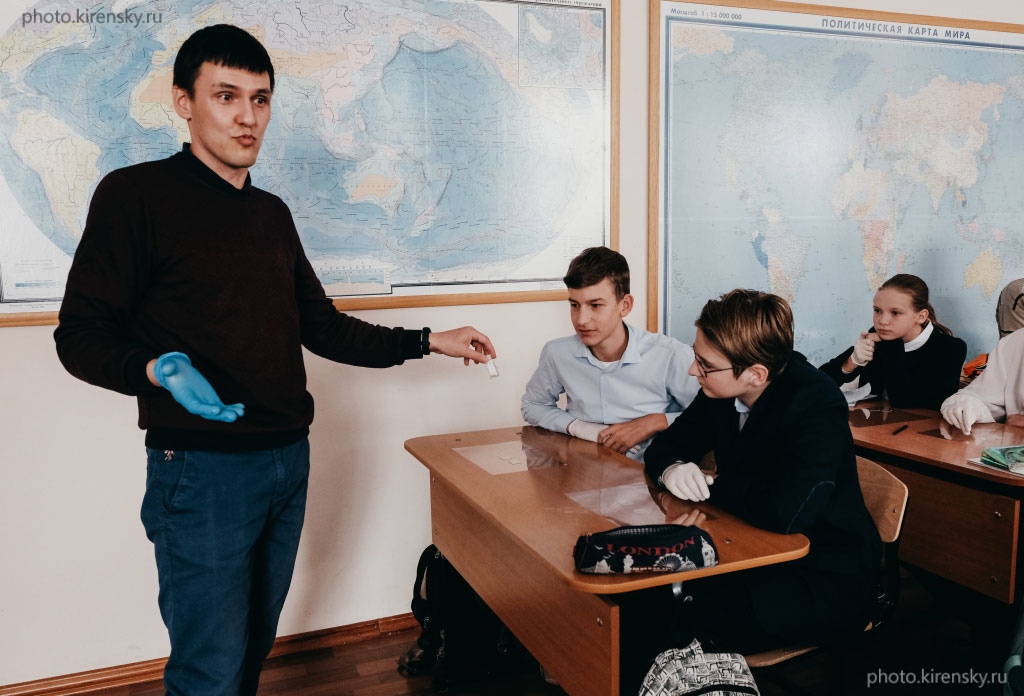 На занятиях профориентационной школы-мастерской «Профессии будущего»