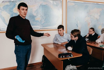 На занятиях профориентационной школы-мастерской «Профессии будущего»